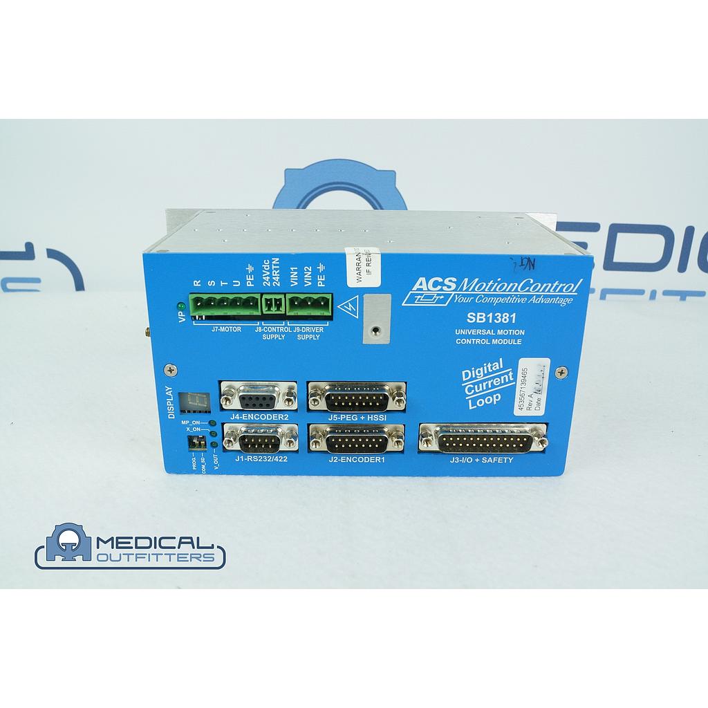 Philips CT ACS Motion Control Couch Control Unit, SB1381, PN 453567139465