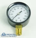Pressure Gauge Measure Water Well Pump Connection 1/4 IN-100 PSI, PN 1001098900