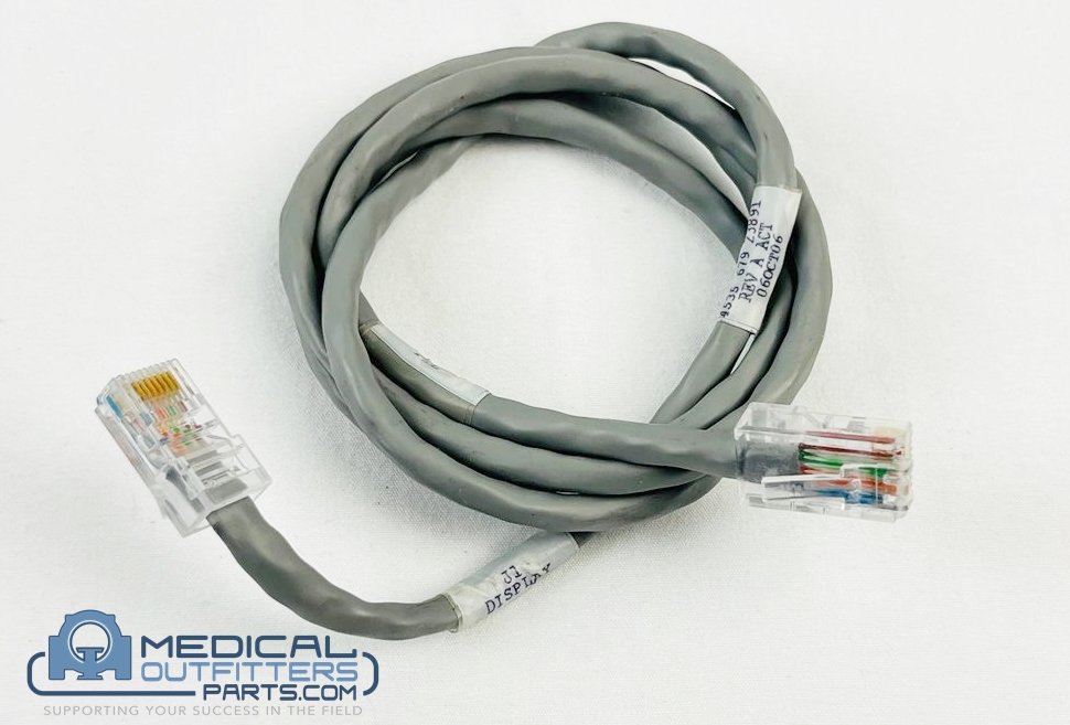 Philips CT Brilliance Cable Bulkhead Panel To Display J1, PN 453567923891