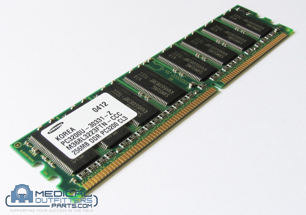 Samsung Memory 256 MB Ddr PC3200 CL3 Ecc, PN PC3200U