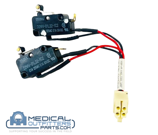 GE CT Brightspeed Foot Switch End Assembly Positioning Global Table (GT), PN 5121380