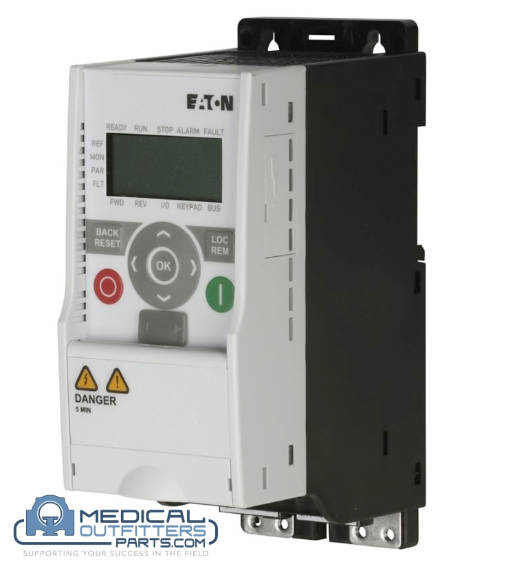 EATON 3-Phase Sensorless Vector Adjustable Frequency Drive, 380/480/460 VAC, 5.6/7.3 A, 3 hp, 7.68 in W x 3.54 in D, PN MMX34AA5D6F0-0