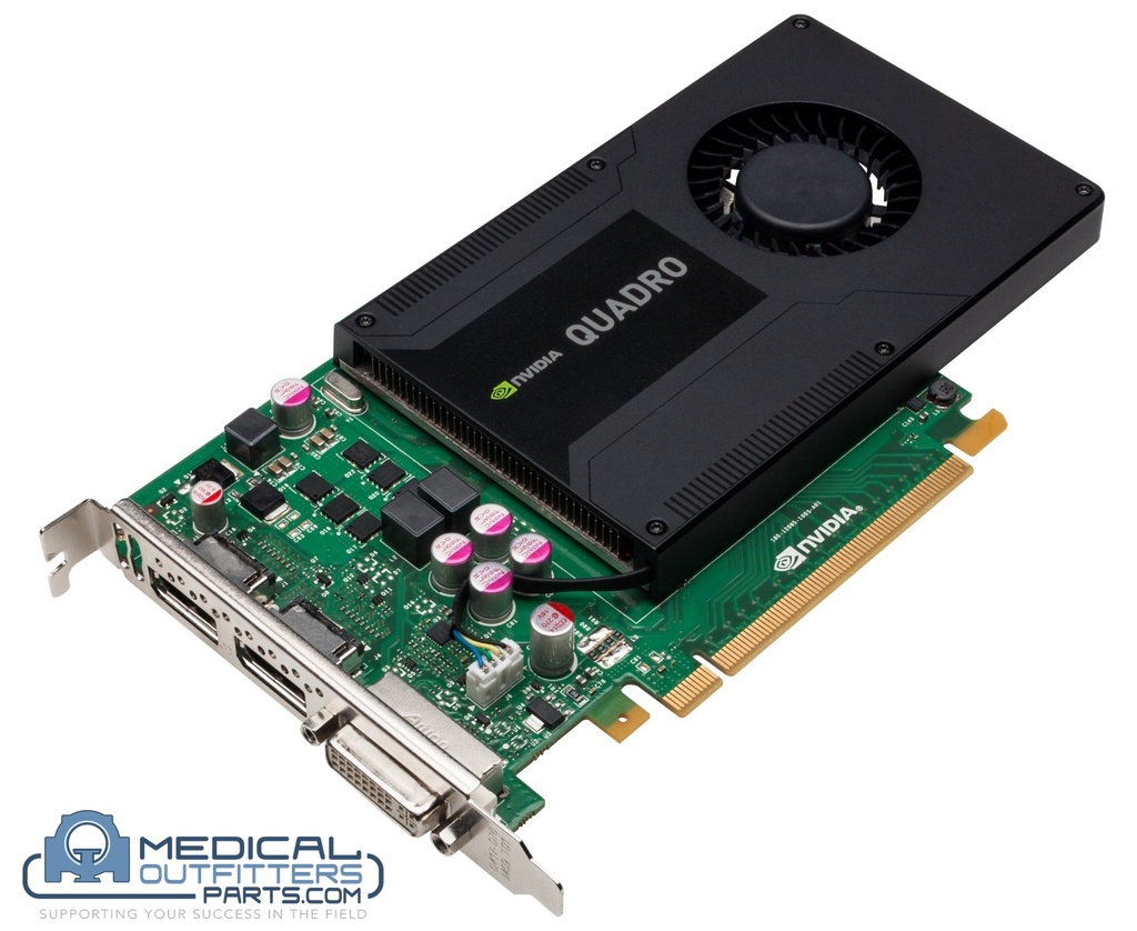Nvidia Quadro BFB0612MB 2GB GDDR5 DVI DisplayPort Graphics Card, PN K2000