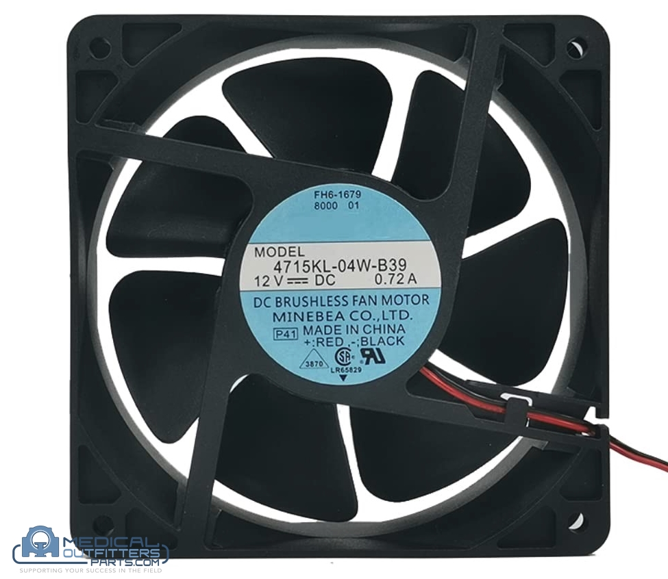 NMB High End Dual Ball Fan 12V-DC 0.72A, PN 4715KL-04W-B39