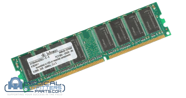 Infineon 512MB DDR 333CL2.5 ECC, PN PC2700U-25330-B0