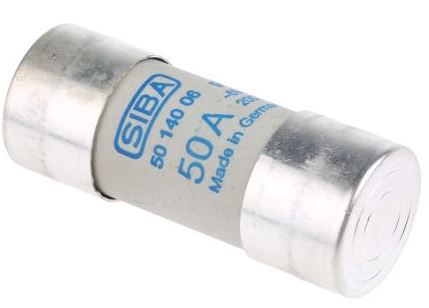 Siba Fuse 50A, 690VAC Ceramic, PN 5014006.50