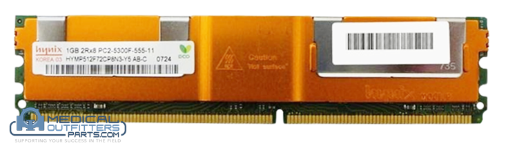Hynix 1GB 2RX8, PN HYMP512F72CP8N3