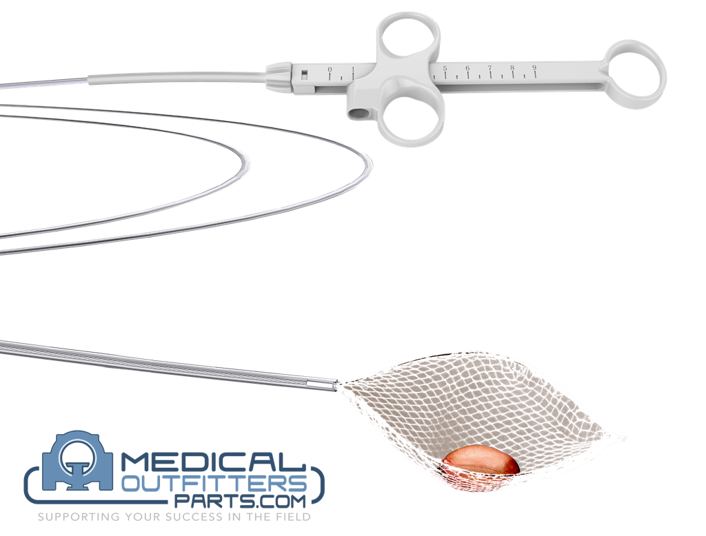 Endoscopy O.D 2.3mm, Working Leanth 2000mm, Basket width 30mm, S/S Diamond, PN VDK-BAS-23-200-30-S4-A