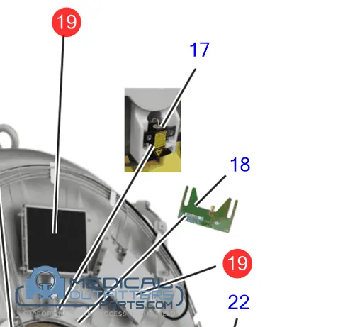 Siemens MRI Skyra 3.0T PPD (Display Magnetic Room), PN 10654701