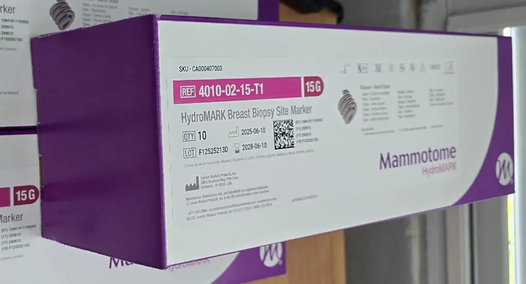 Mammotome Direct Puncture 15G, T1 shape. CS10, PN 4010-02-15-T1 