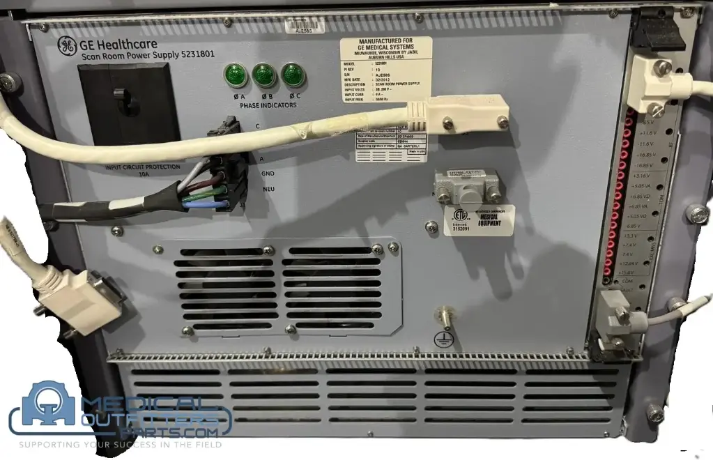 GE MRI Scan Room Power Supply, 16 Channel and 32 Channel, PN 5231801
