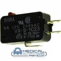 Omron Switch Snap Action SPDT 5A 125V, PN VX-5-1C23