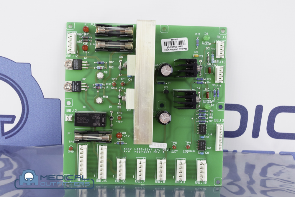 LORAD M-IV PLATINUM, MODEL 40000014 PSU (+/- 15 V ) PCB, PN 1-001-0347 REV. 2