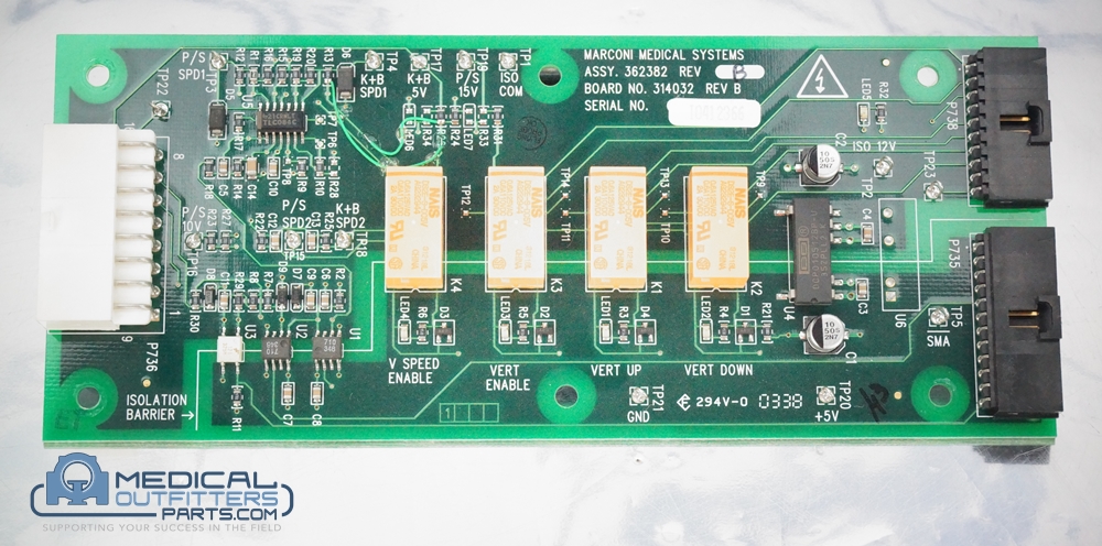 Philips CT Brilliance Inverter Panel Assembly, PN 453566502362, 453567484781