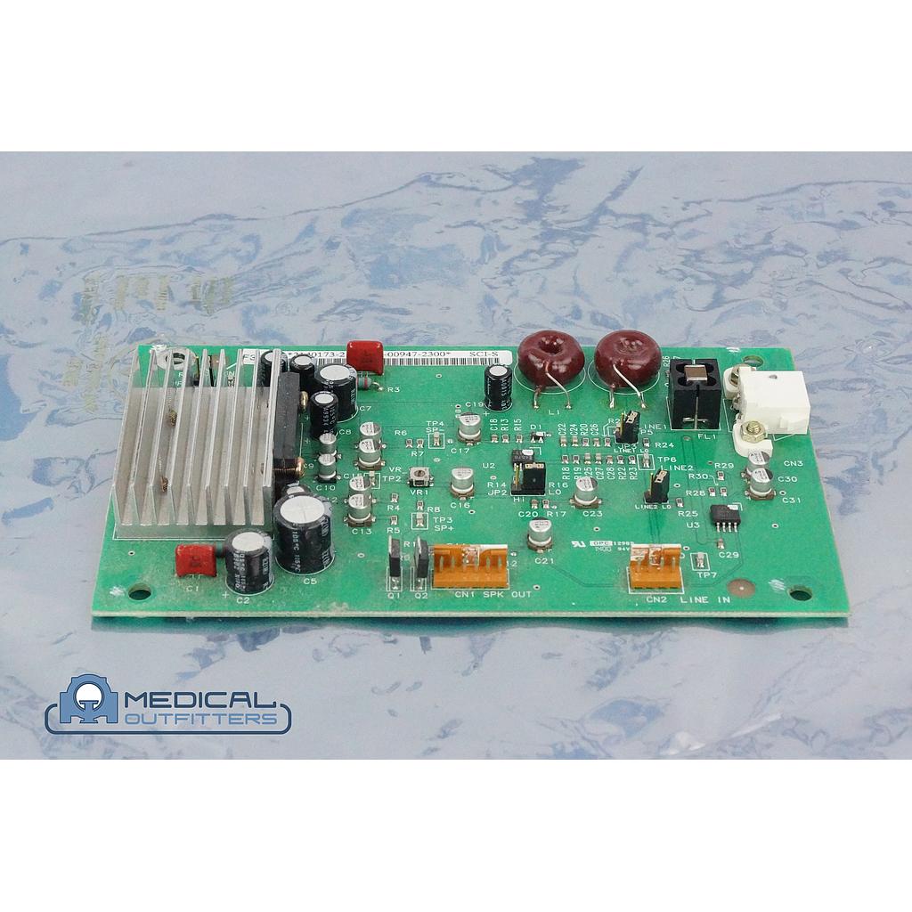 GE Hispeed FX/i CT Consolo Speaker Board, PN 21401732