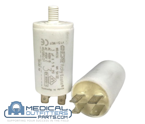 Siemens 3uF Run Capacitor ICAR P0 Plastic 400/450V will suit 240V, PN 7121267