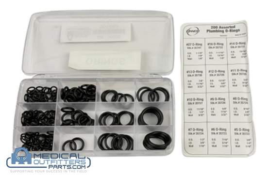 Danco 200 Assorted Plumbing O-Rings Set