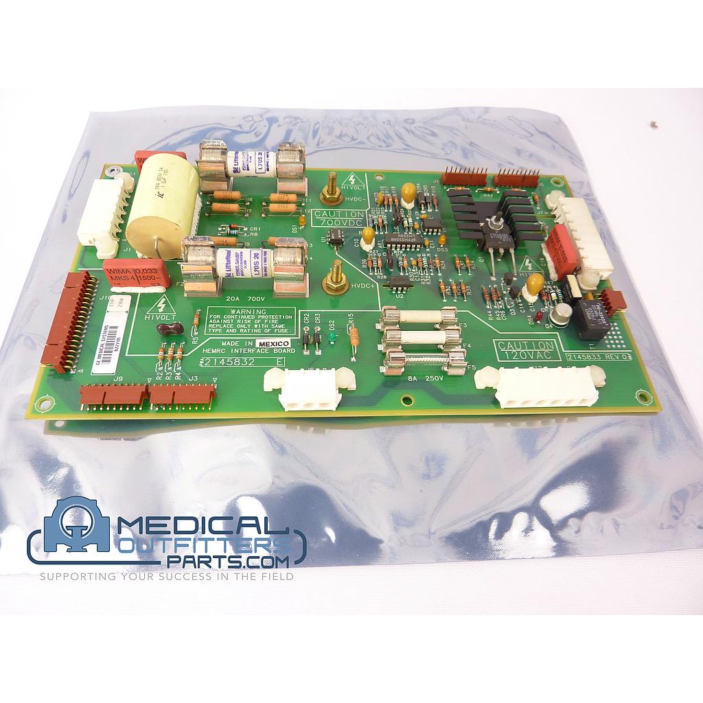 GE LightSpeed HEMRC Interface Board, PN 2145832, 2145833