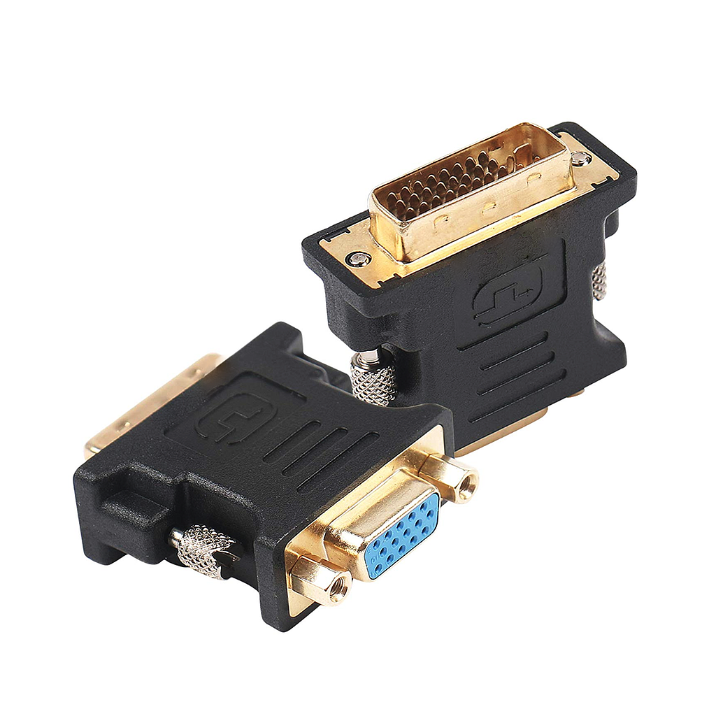 DVI-I to VGA Adapter DVI 24+5 to VGA Male to Female Adapter