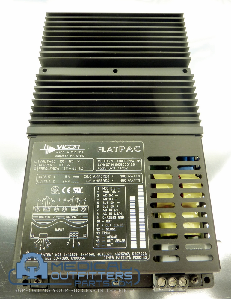 Philips CT Brilliance Dual Output Power Supply, PN 453567374152