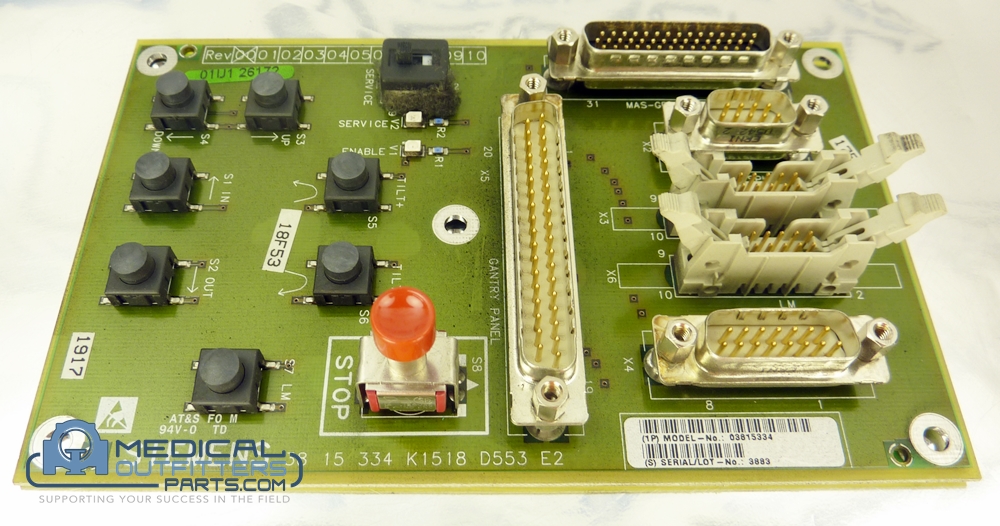 Siemens Emotion Connect D553 Board, PN 3815334