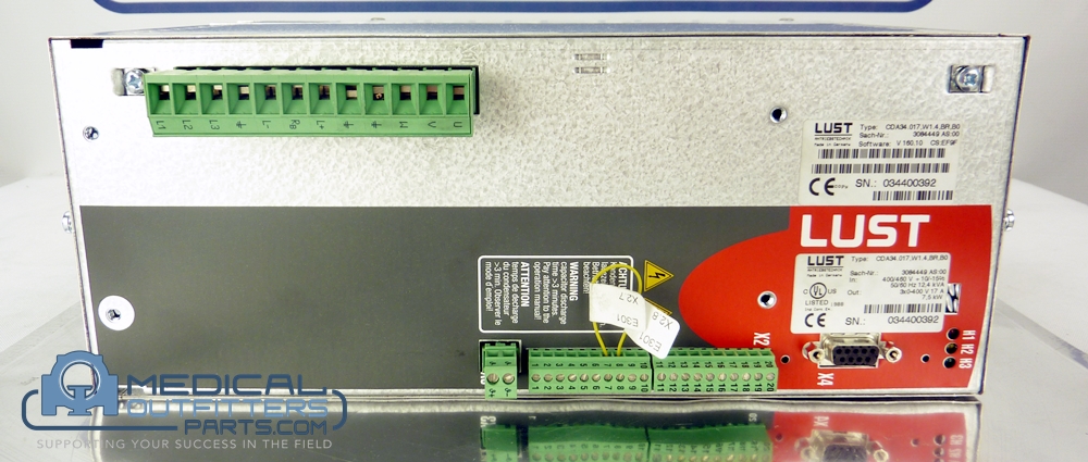 Siemens CT Sensation Freq. Inverter, 1600Hz, 12KVA, PN 3084449