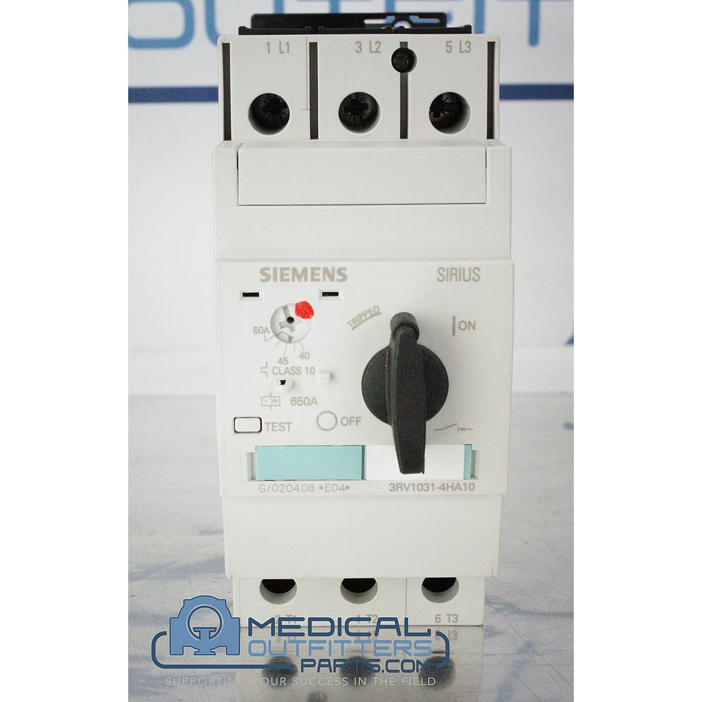 Siemens Sirius Motor Starter Protector, Class 10, 40-50A, PN 3068079, 3RV1031-4HA10