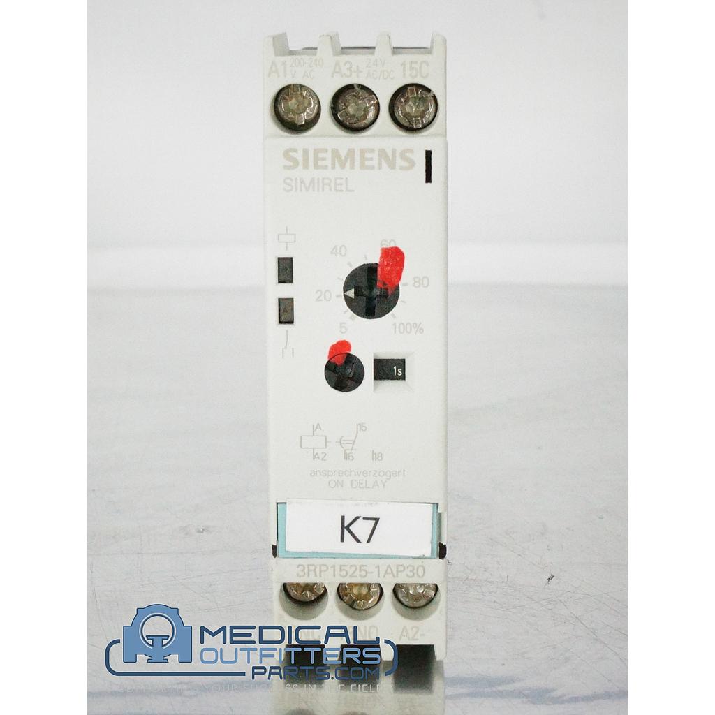 Siemens Sirius Timing Relay, 24 V, AC/DC, Screw Terminal, 50/60Hz, PN 3RP1525-1AP30