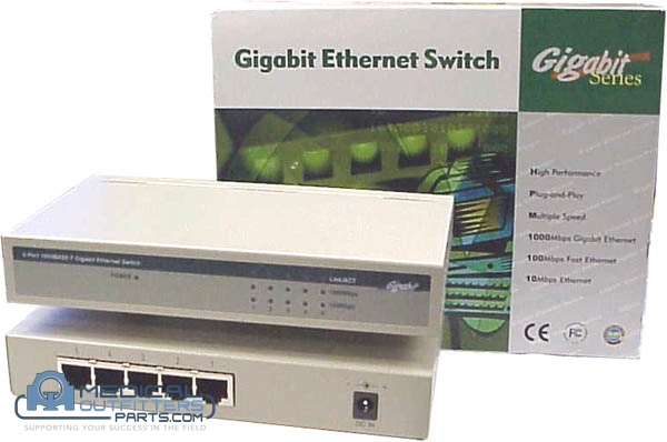 Siemens CT Biograph Ethernet Switch, 5 Port, PN 3099546, SOHO-GSW205T