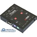 Rose Electronics KVM Switch Vista-Mini 2 Port, PS/2 w/Audio, PN KVT-2PC