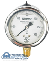 Trerice D80 Series Industrial Gauge, 0-300PSI, 1/4 NPT LM, PN D82LFB2502LA140, D82LFB 21/2"