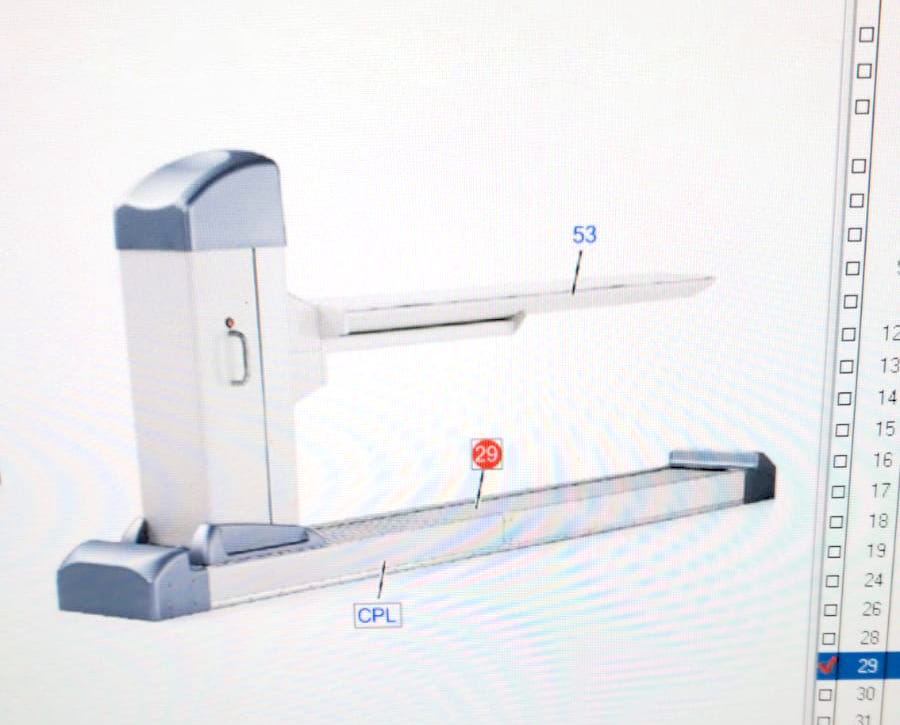 Siemens PETCT Biograph Roll Cover, PN 10097650