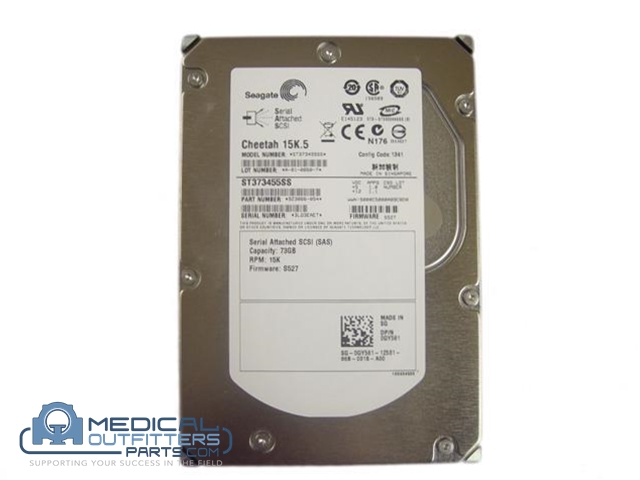 Seagate - Cheetah Hard Drive 73.4 Gb, 15000 Rpm,  SAS-3 Gbits, 16Mb, BUFFER 3.5 Inch, PN ST373455SS
