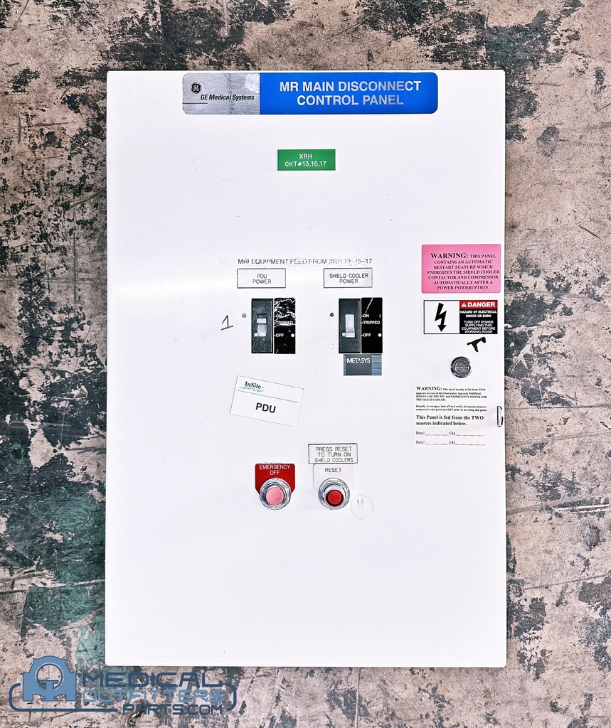 GE MRI Main Disconnect Panel, PN E4503AT