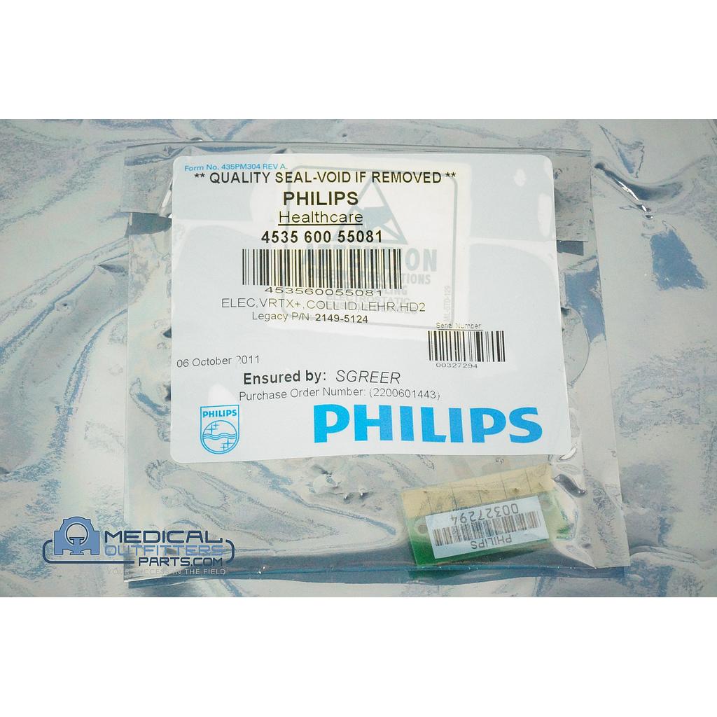 Philips Skylight Collimator ID Board, LEHR, Head 2, PN 2149-5124, 453560055081