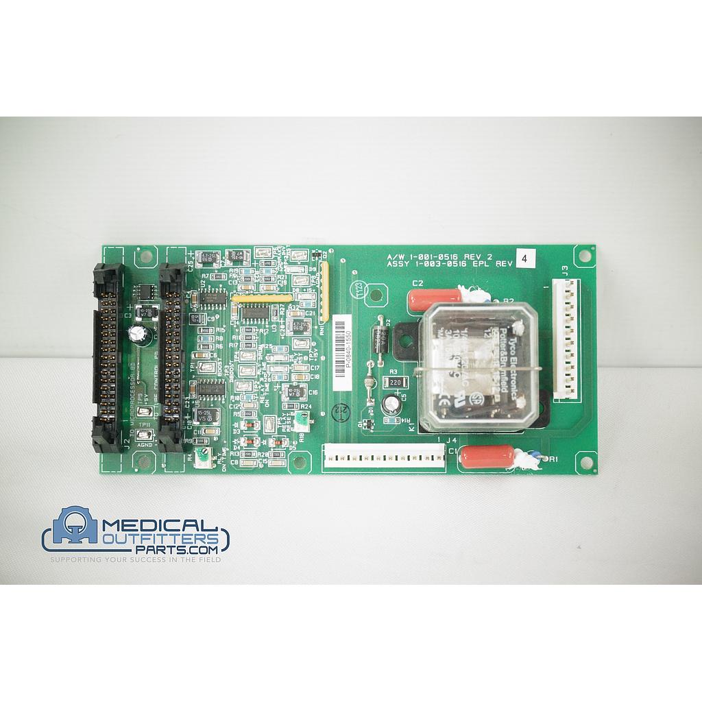 Hologic Lorad Multicare Platinum Back Up Relay PCB, PN 1-003-0516