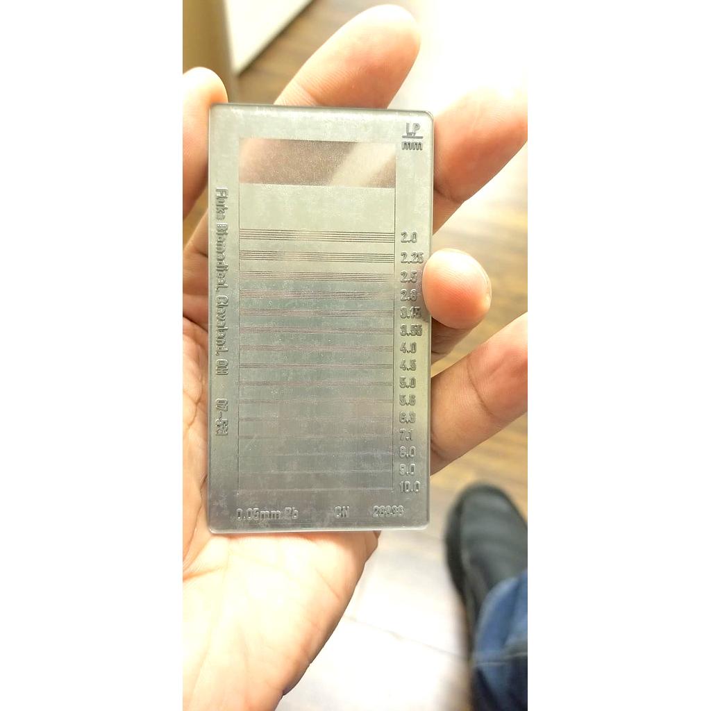 Calibration Test Pattern Phantom for Mammo, PN 07-521/21-005