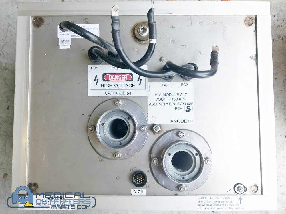 Quantum X-Ray Generator HV Tank Module A17, PN SPQG-5B, AY20-032