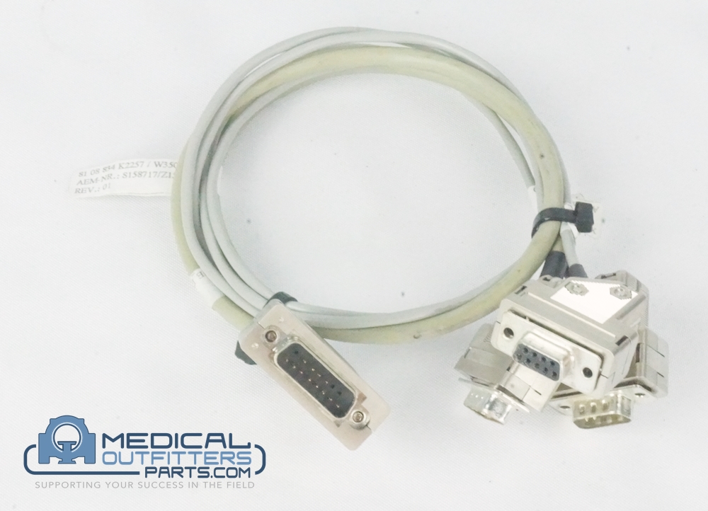 Siemens MRI Espree X89/87 ACC (Roof) to X25 AMC Backplane Cable W3500, PN 8108834