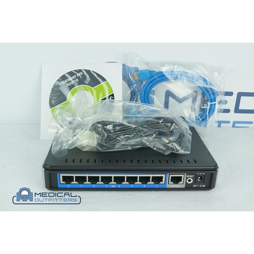 [453560449191, BIR130A-A1] Philips SkyLight Moda D-Link 8 Port Router, PN 453560449191