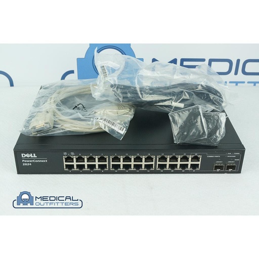 [459800103001, 0610-09-3777] Philips PET/CT Gemini Gigabit Ethernet Switch, 24 Port + 2 Port, 1RU, PN 459800103001, 0610-09-3777