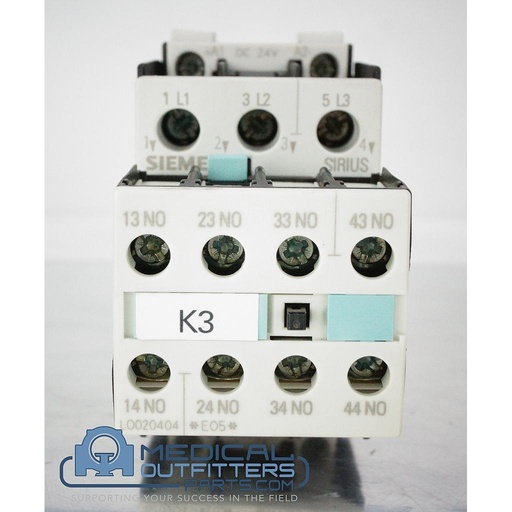 [3RT1025-1B..0] Siemens Sirius 3-Phase IEC Rated Contactor, 5 HP at 230V  and 10 HP at 460V, (include 3RH1921-1FA40 - Auxiliary Contact Block), PN 3RT1025-1B..0