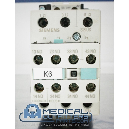 [3RT1034-1B..0] Siemens Sirius 3-Phase IEC Rated Contactor, 10 HP at 230V  and 25 HP at 460V, (include 3RH1921-1FA40 - Auxiliary Contact Block), PN 3RT1034-1B..0
