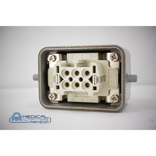 [HS12] Harting Han-E6F Connector Plug 6 Point 16A 400V, PN HS12