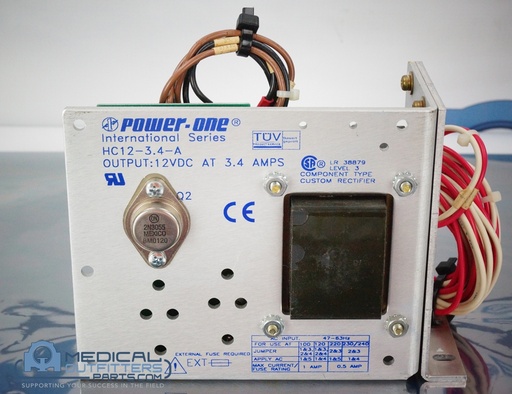 [HC12-3.4] Power One AC/DC Power Supply, 12V, 3.4A, 100 - 240VAC, 1 Output, 47-63Hz, PN HC12-3.4