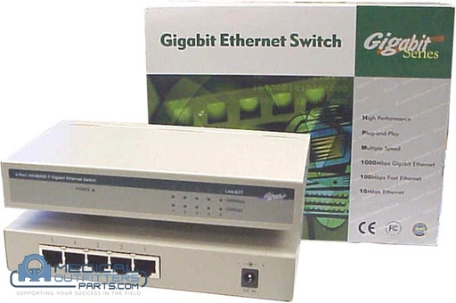 [3099546] Siemens CT Biograph Ethernet Switch, 5 Port, PN 3099546, SOHO-GSW205T