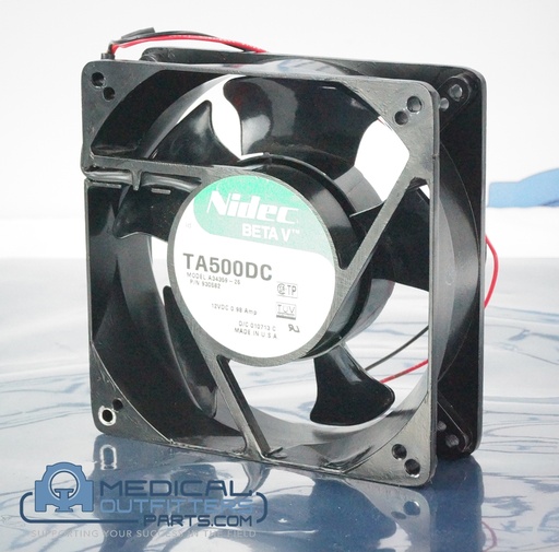 [453566448041, TA500DC, A34359-26] Philips MRI Infinion 1.5T Cabinet Fan 12VDC 0.98 Amp, PN 453566448041, TA500DC, A34359-26