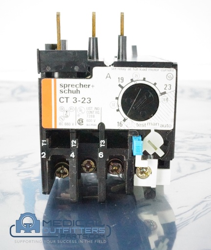 [CT 3-23] Sprecher & Schuh Overload Relay, 16-23 Amp, PN CT 3-23