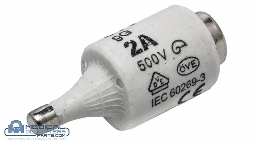 [1007145] Siemens Fluoro Sireskop CX CX33 Diazed Fuse 2A T, 500V, PN 1007145