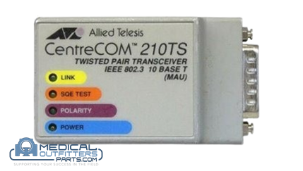 [210TS] Centre COM Twisted Pair Transceiver IEEE 802.3 10 BASE T, PN 210TS